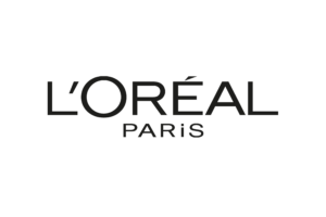 L’Oréal Paris -logo, musta teksti.